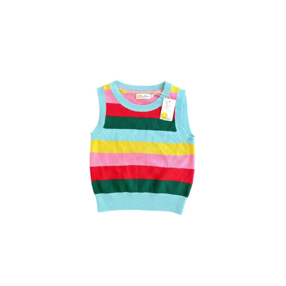 Mini Boden sweater vest sz 7/8y.
